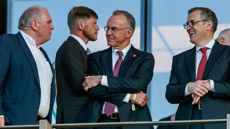 Uli Hoeneß Karl Heinz Rummenigge Jan Christian Dreesen FC Bayern München Bundesliga 19052018