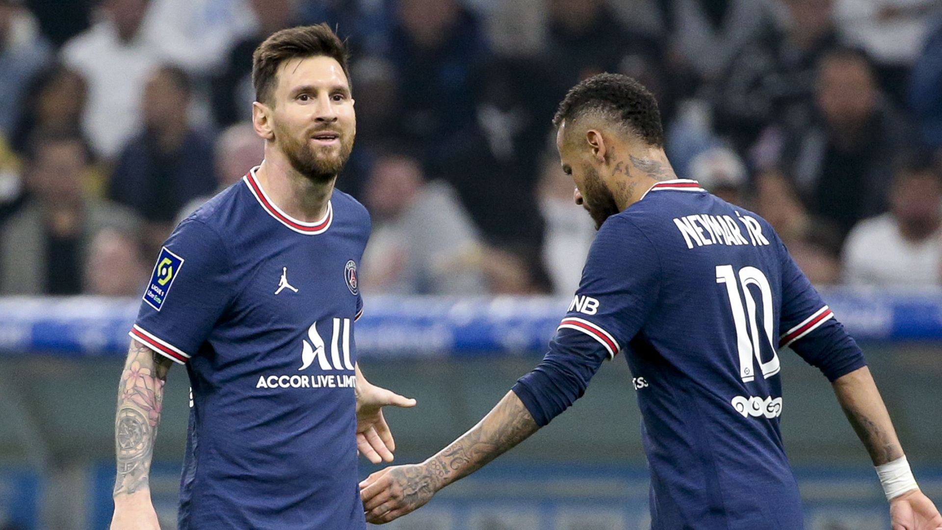Messi Neymar PSG Ligue 1 27102021