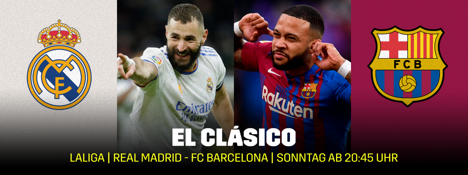 Real Madrid FC Barcelona Clasico 20032022 Banner