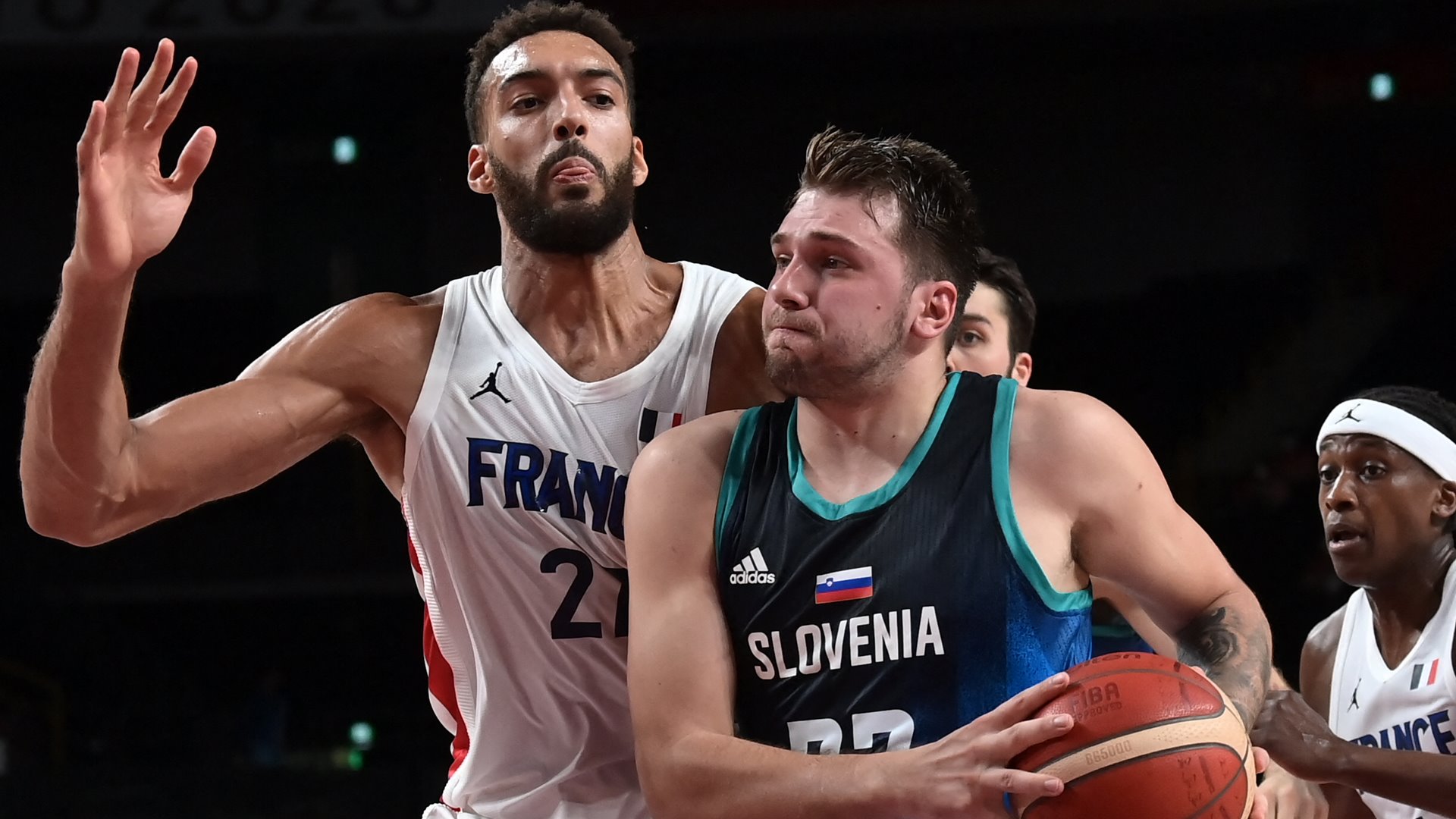 Rudy Gobert Luka Doncic Frankreich Slowenien Basketball