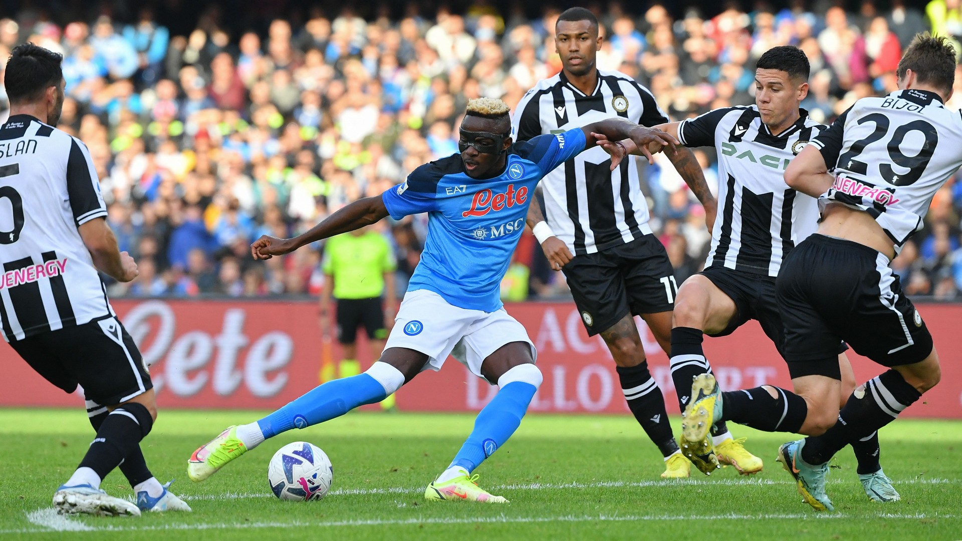 Napoli-Udinese in Serie A TIM