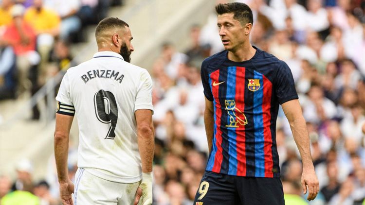 Real Madrid Benzema FC Barcelona Lewandowski El Clasico LaLiga 16102022