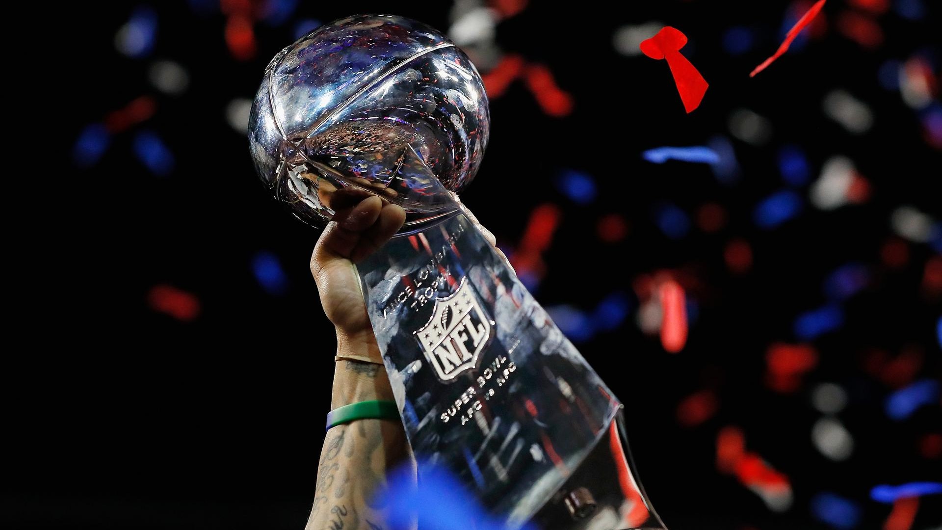 Il trofeo del Super Bowl
