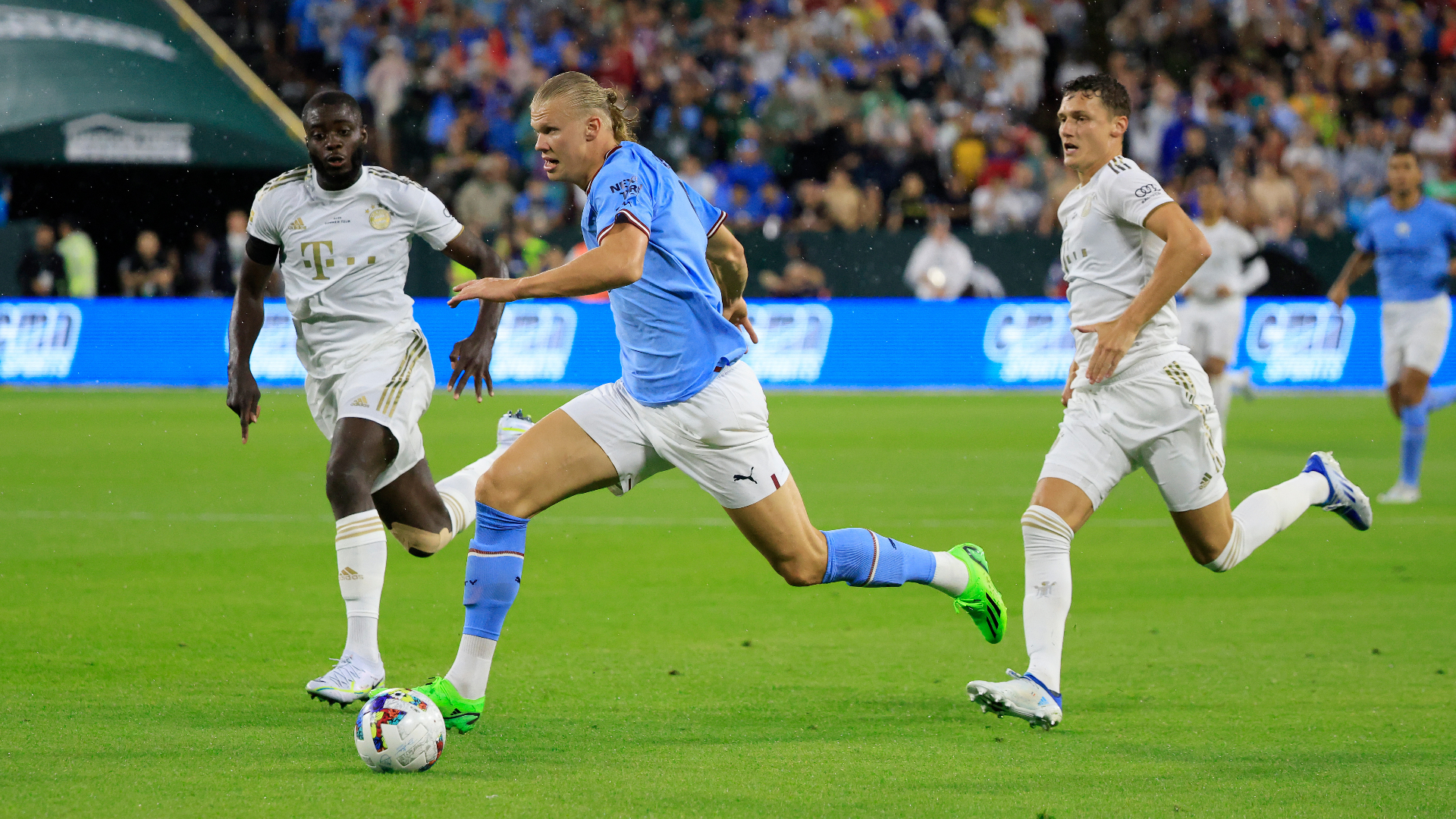 Manchester City FC Bayern 2022 Haaland Upamecano Pavard