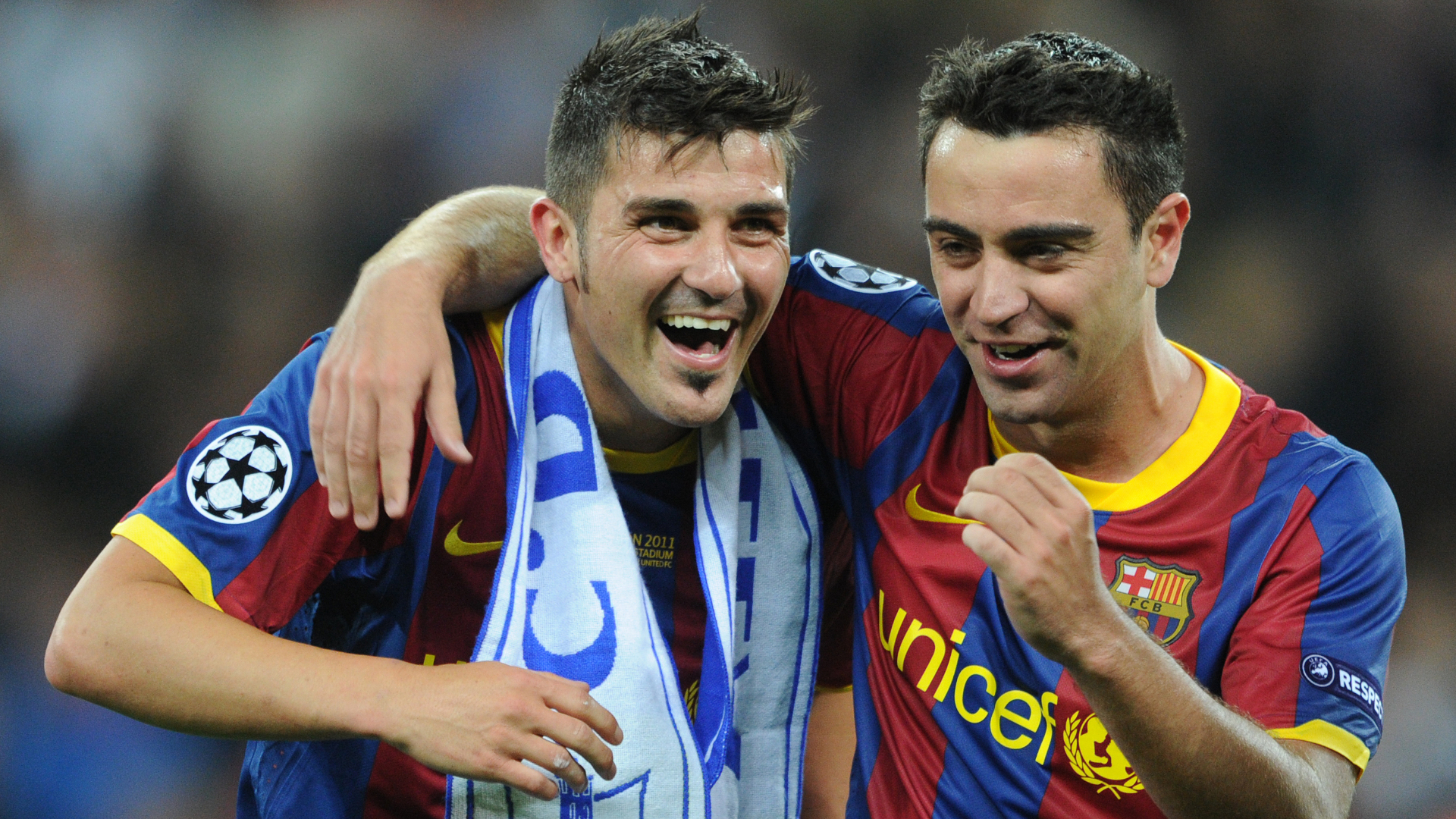 David Villa, Xavi Hernández, LaLiga, FC Barcelona