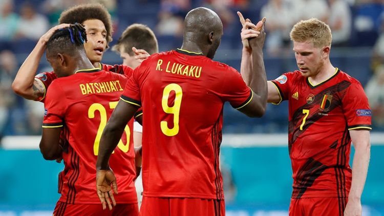 Belgien Romelu Lukaku Kevin de Bruyne EURO2020 21062021