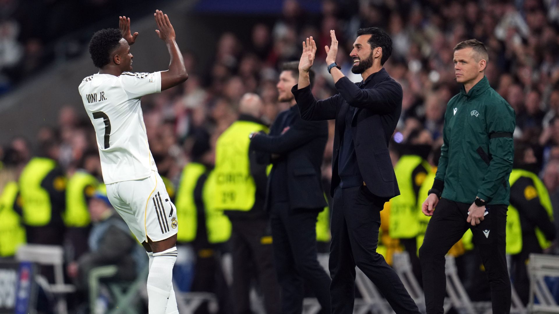 Vini, Arbeloa, Real Madrid, UCL