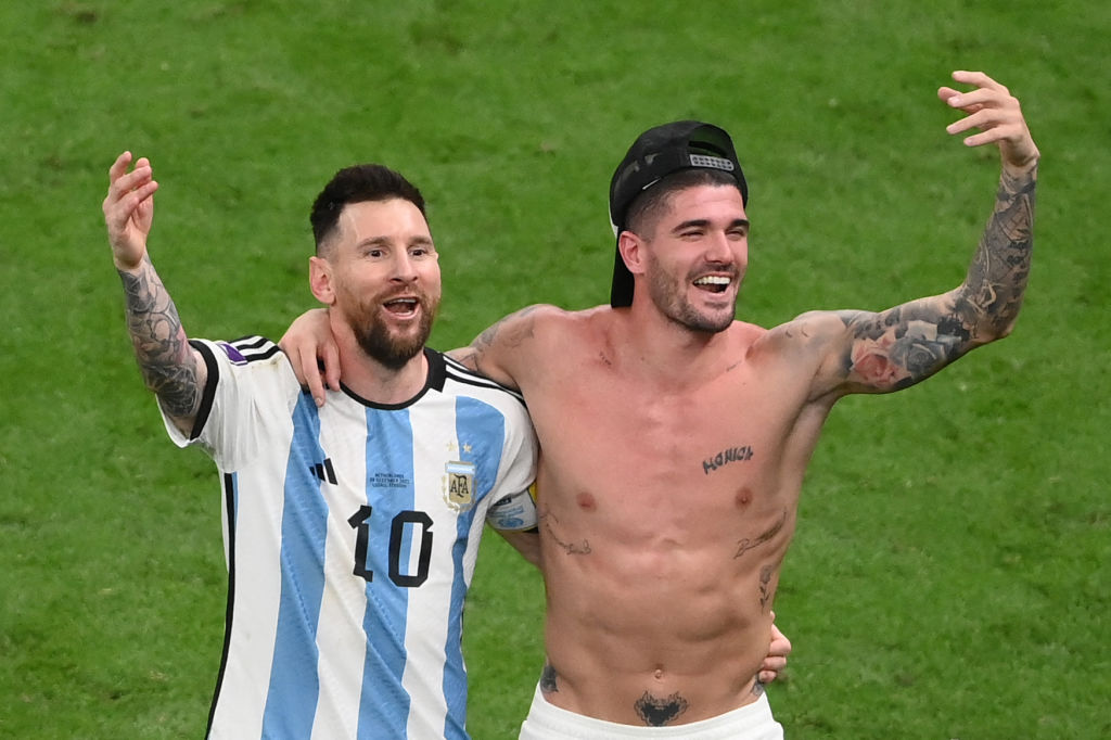 De Paul, Messi 2022 world cup