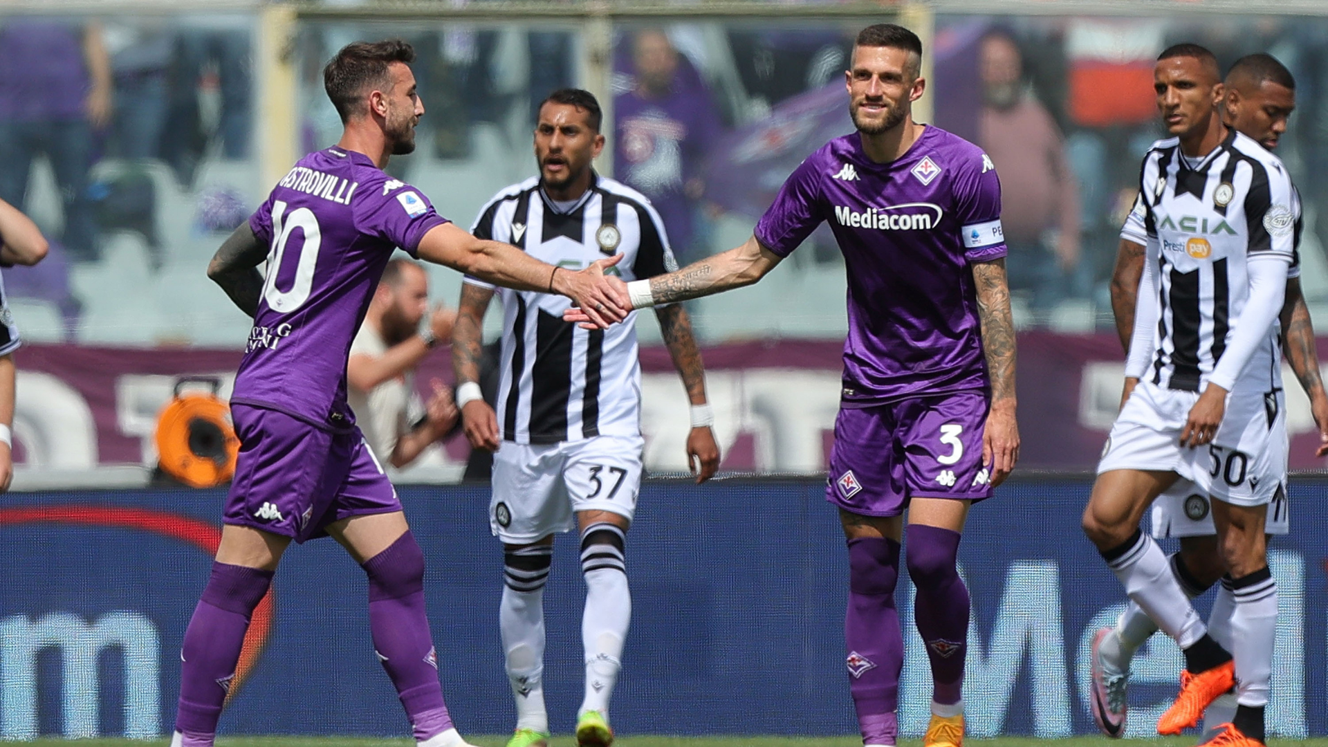 Castrovilli in Fiorentina-Udinese