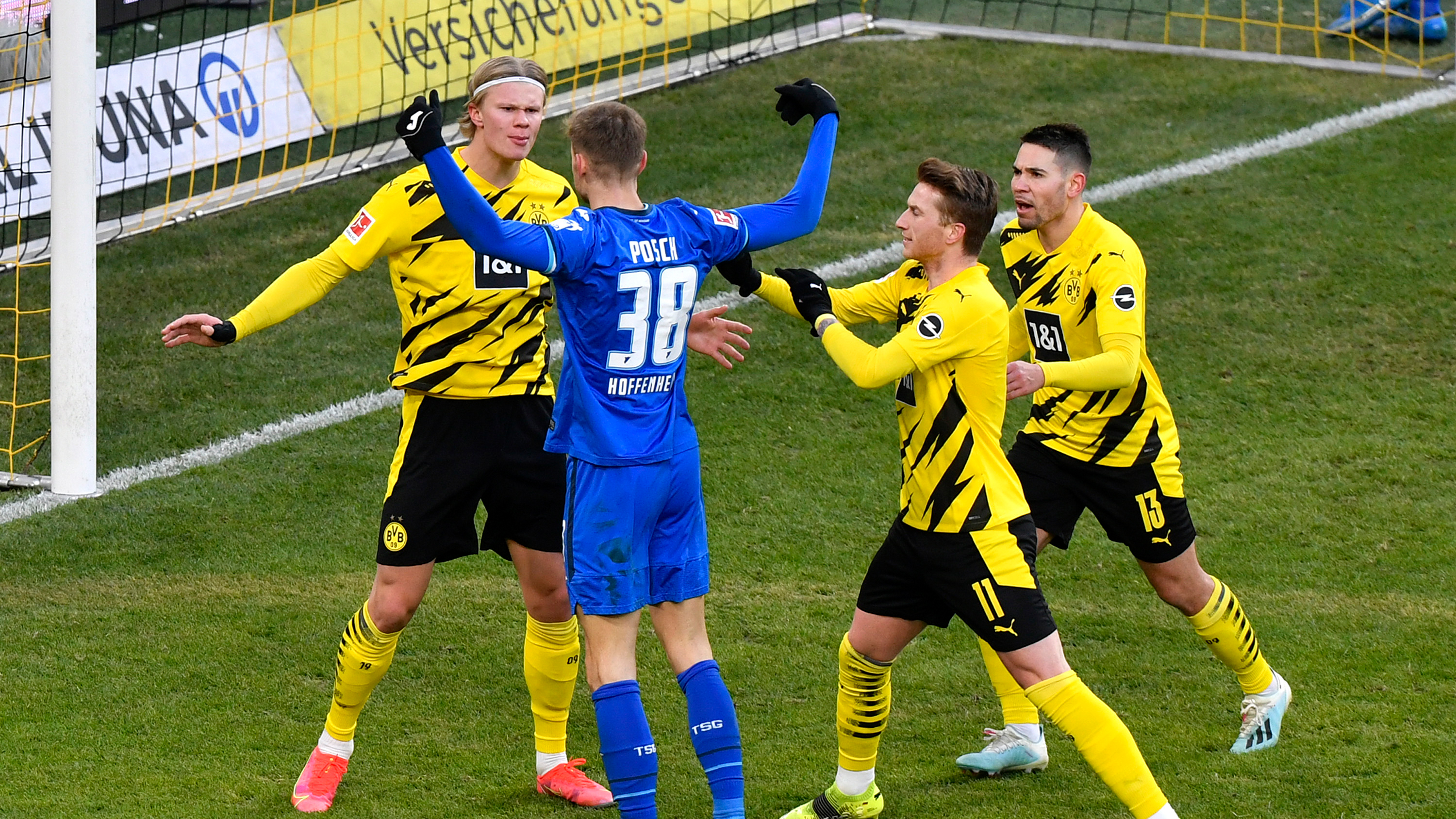 Borussia Dortmund TSG Hoffenheim Erling Haaland Bundesliga 13022021