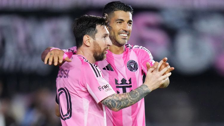 Lionel Messi Luis Suarez Inter Miami MLS 11102025