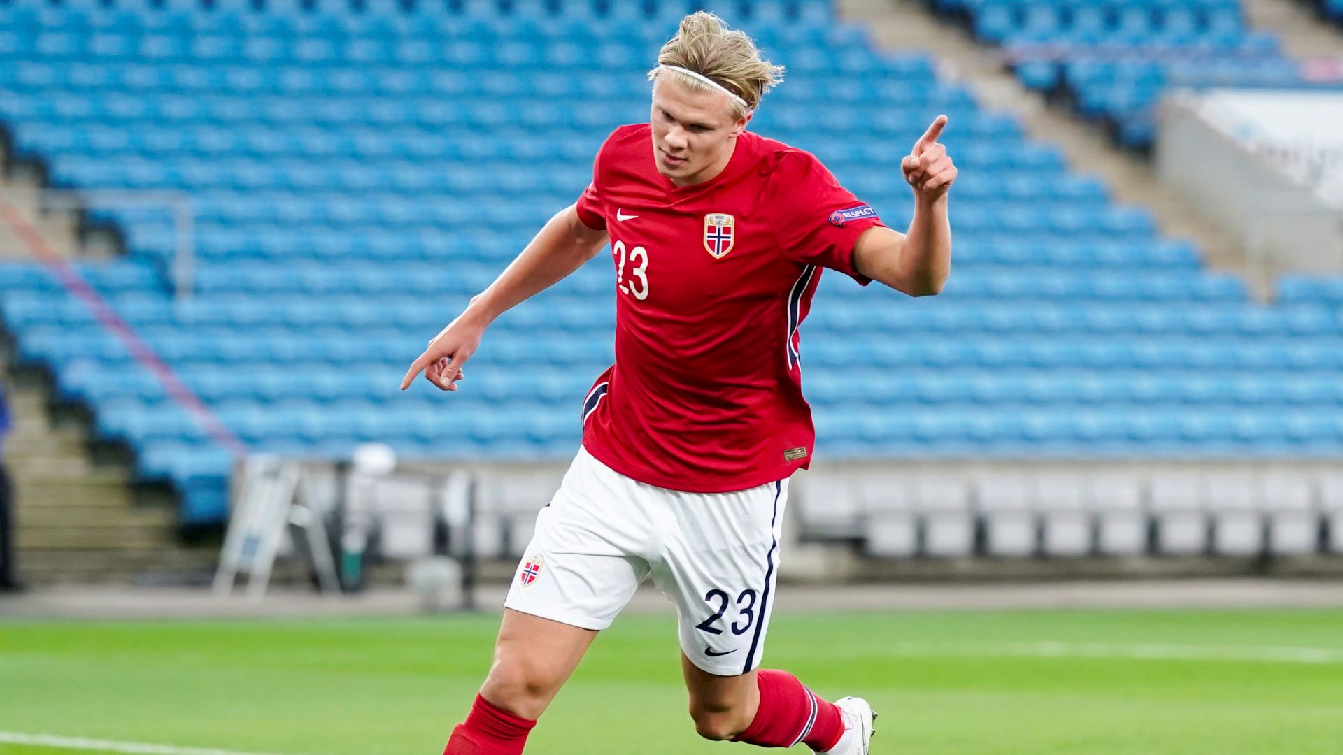 Norwegen Haaland Jubel