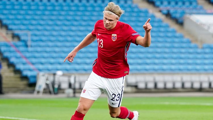 Norwegen Haaland Jubel