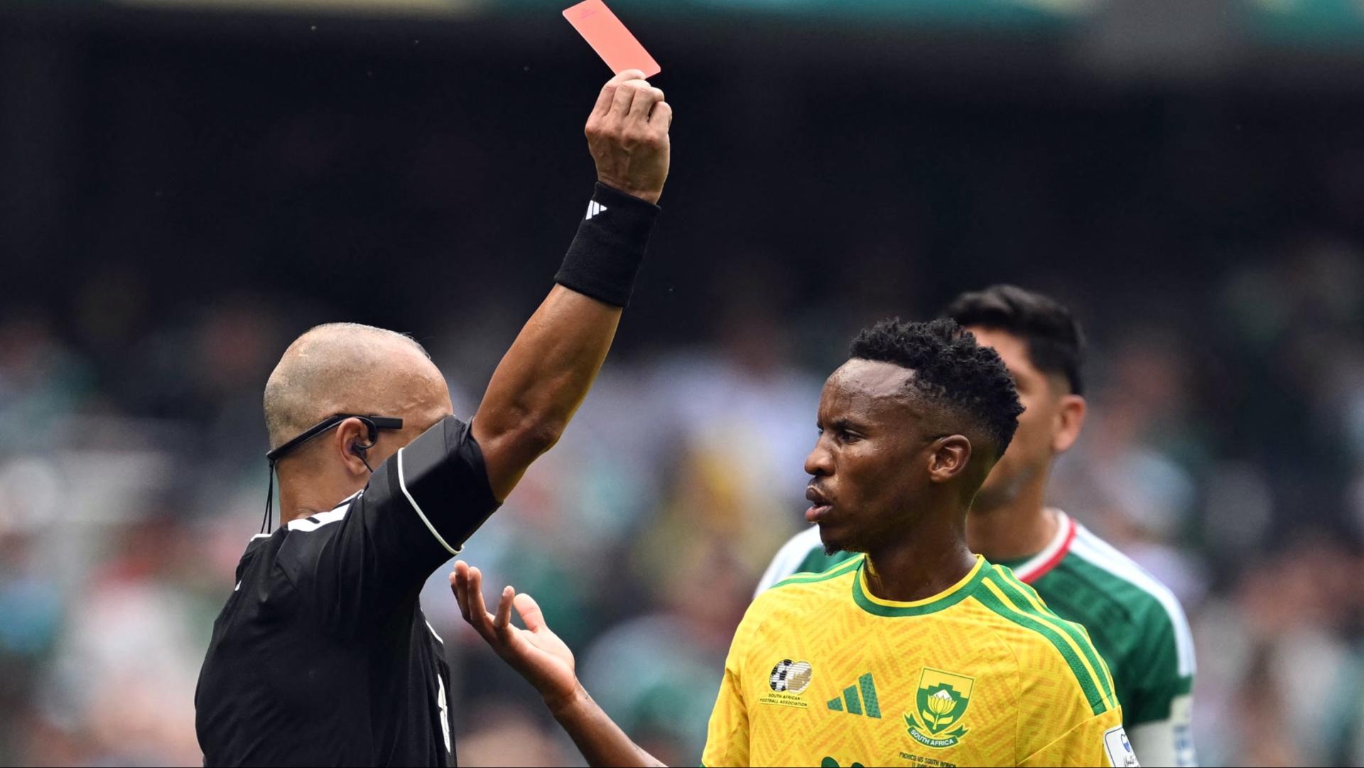Zwane red card