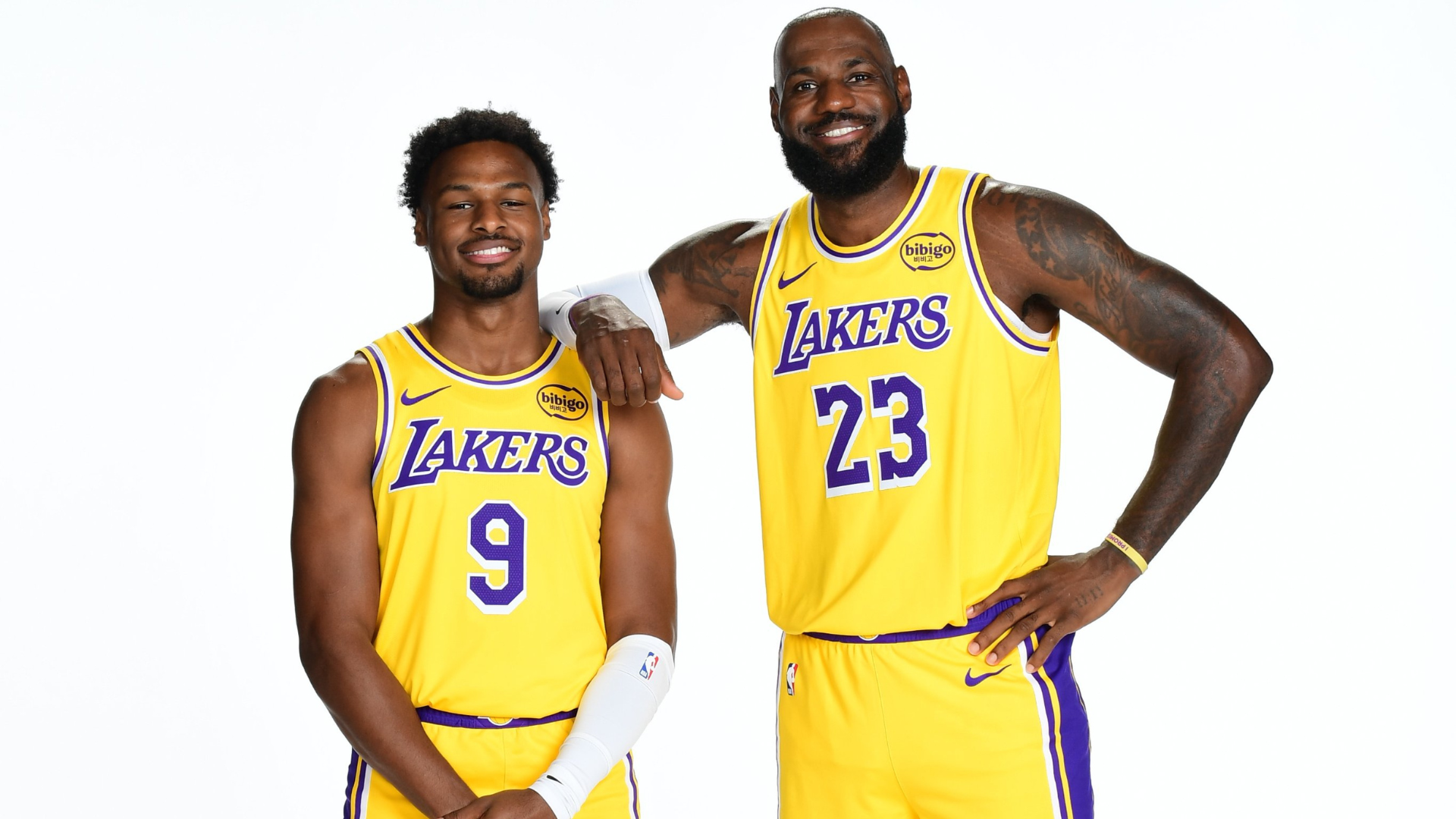 Lebron y Bronny James