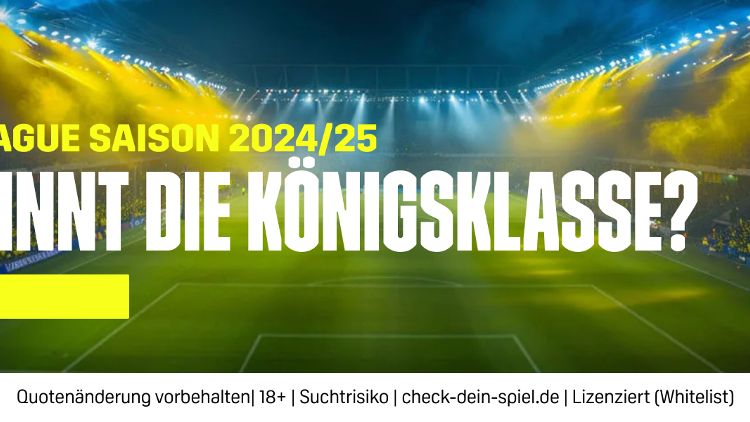 DAZN Bet UEFA Champions League 1. Spieltag 2024/25