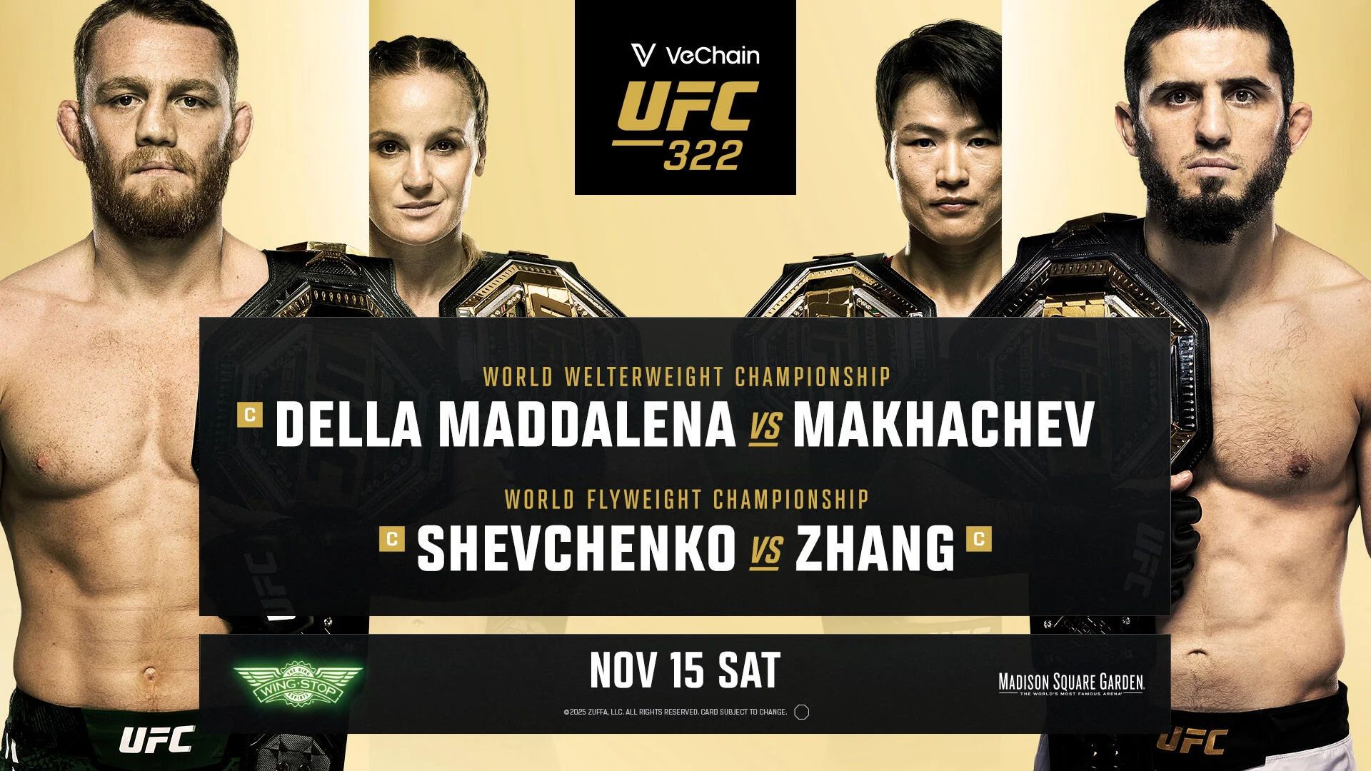 UFC 322: Della Maddalena vs Makhachev