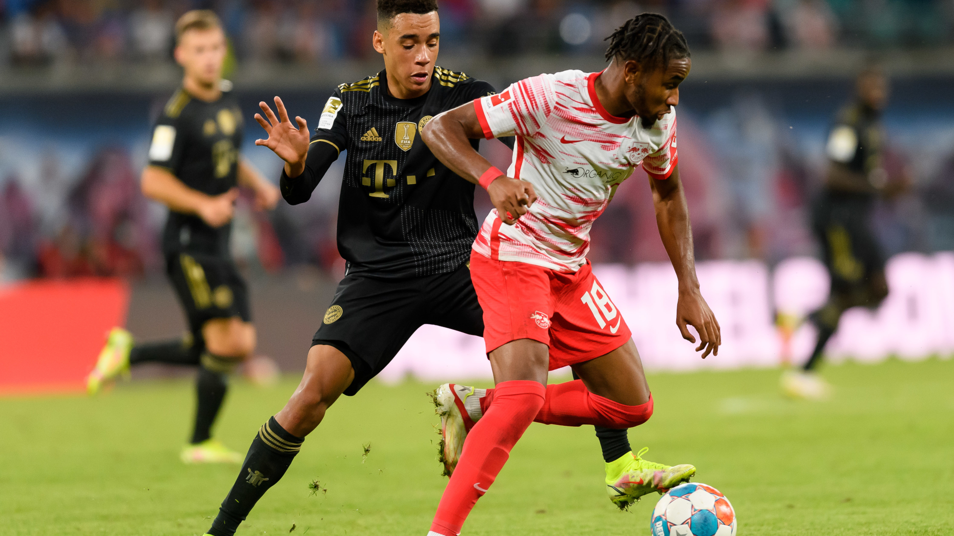 RB Leipzig Christopher Nkunku FC Bayern München Jamal Musiala Bundesliga 11092021