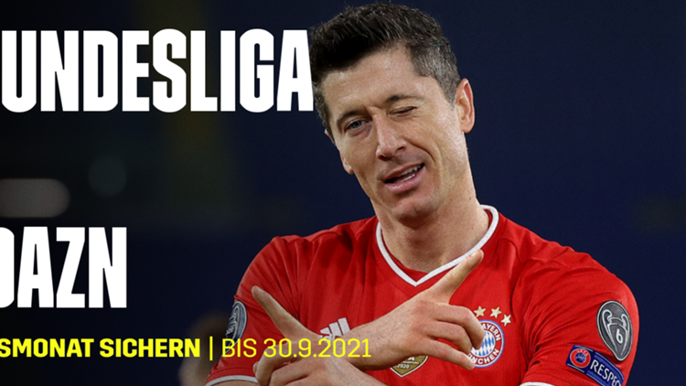 DAZN Banner Bundesliga mit Gratismonat