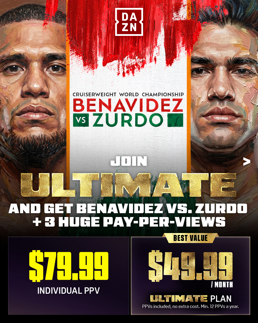 David Benavidez vs Zurdo Ramirez PPV