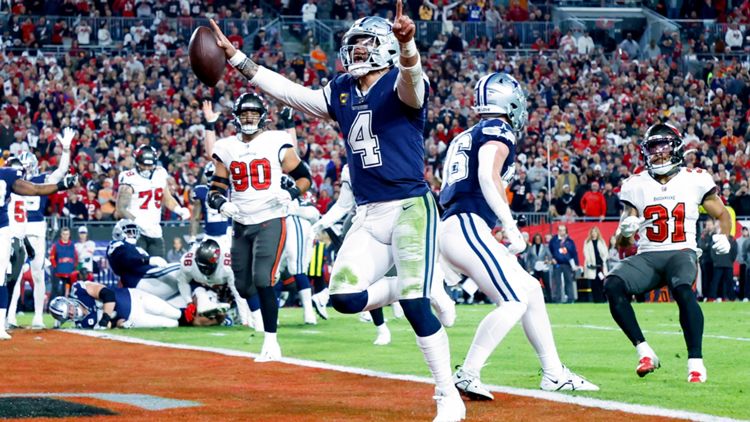 NFL Dallas Cowboys Dak Prescott 16012023