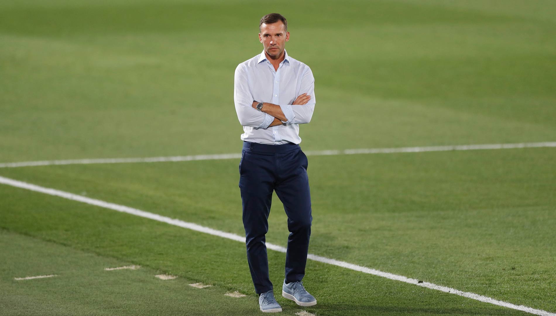 Andriy Shevchenko Ukraine Spanien Nations League 2020