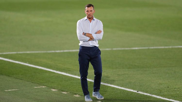 Andriy Shevchenko Ukraine Spanien Nations League 2020