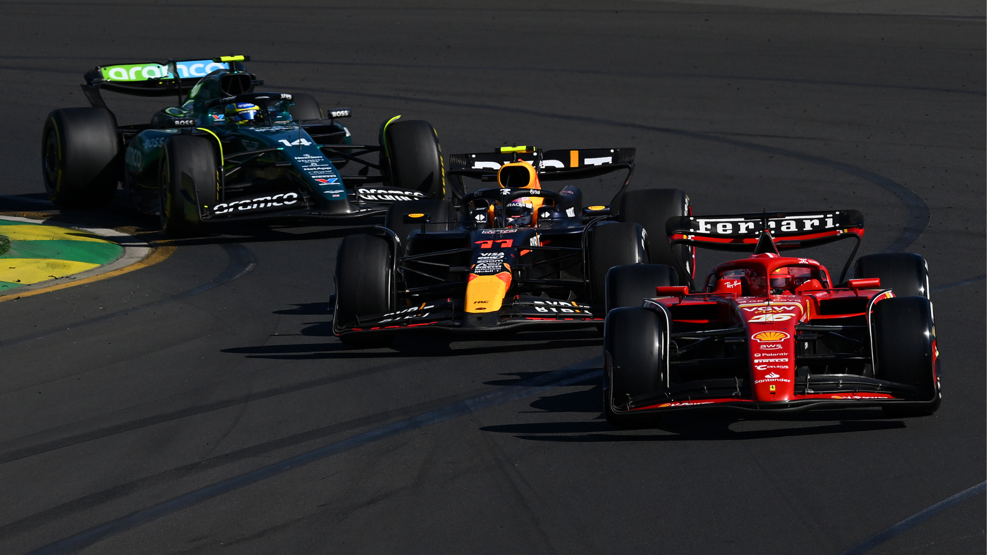 Fernando Alonso, Checo, Leclerc, 2024