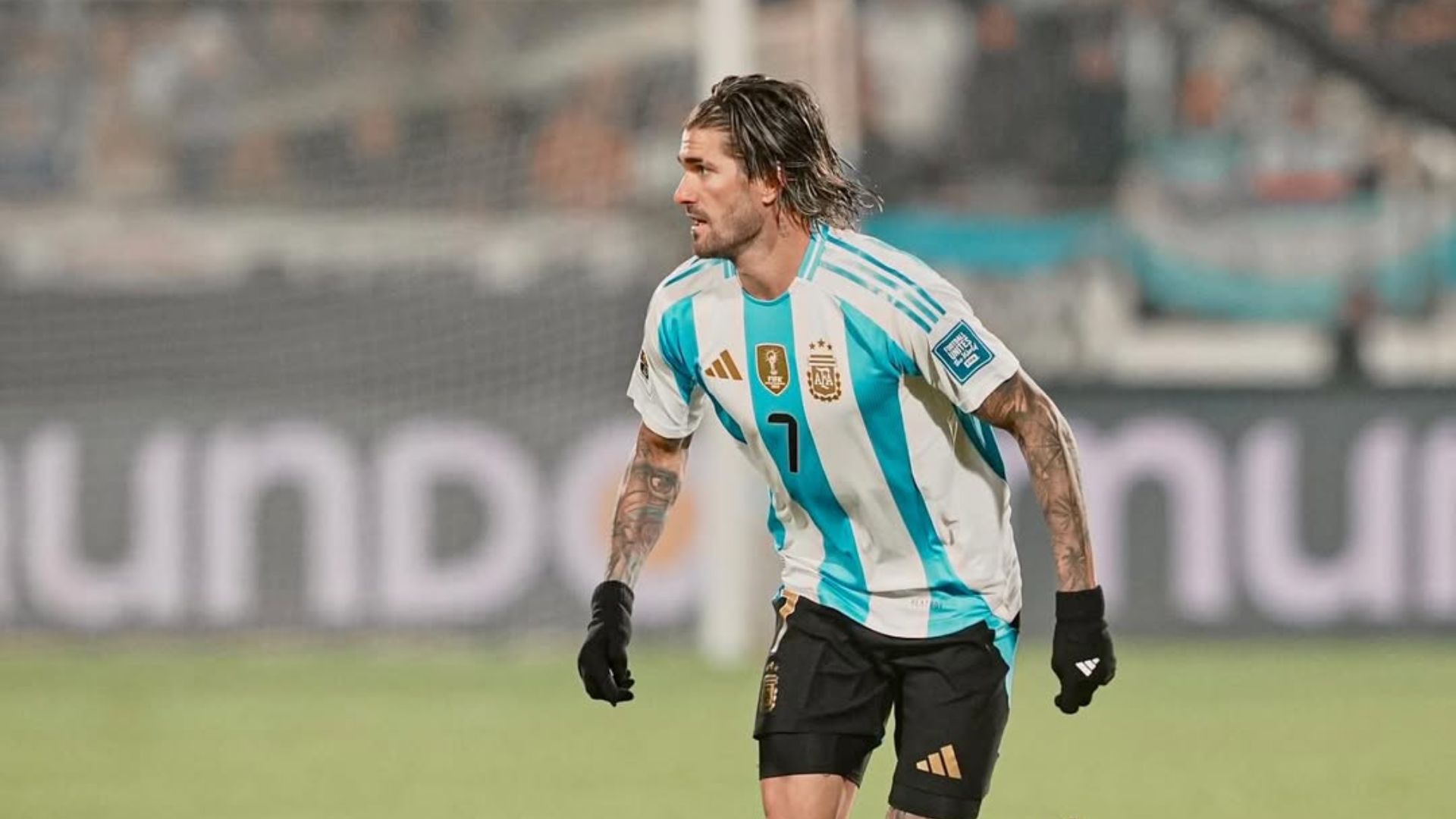 Rodrigo de Paul, con Argentina