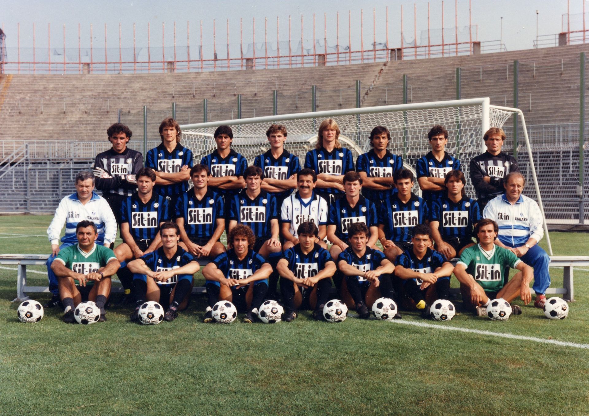 La rosa dell'Atalanta nella stagione 1987/1988