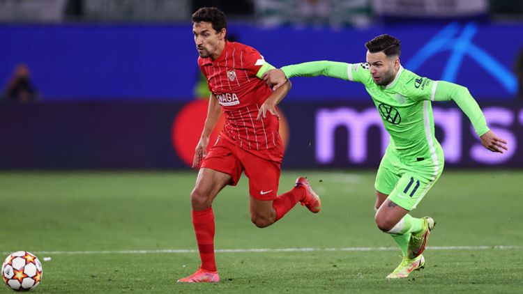 Renato Steffen Jesus Navas VfL Wolfsburg FC Sevilla 29092021