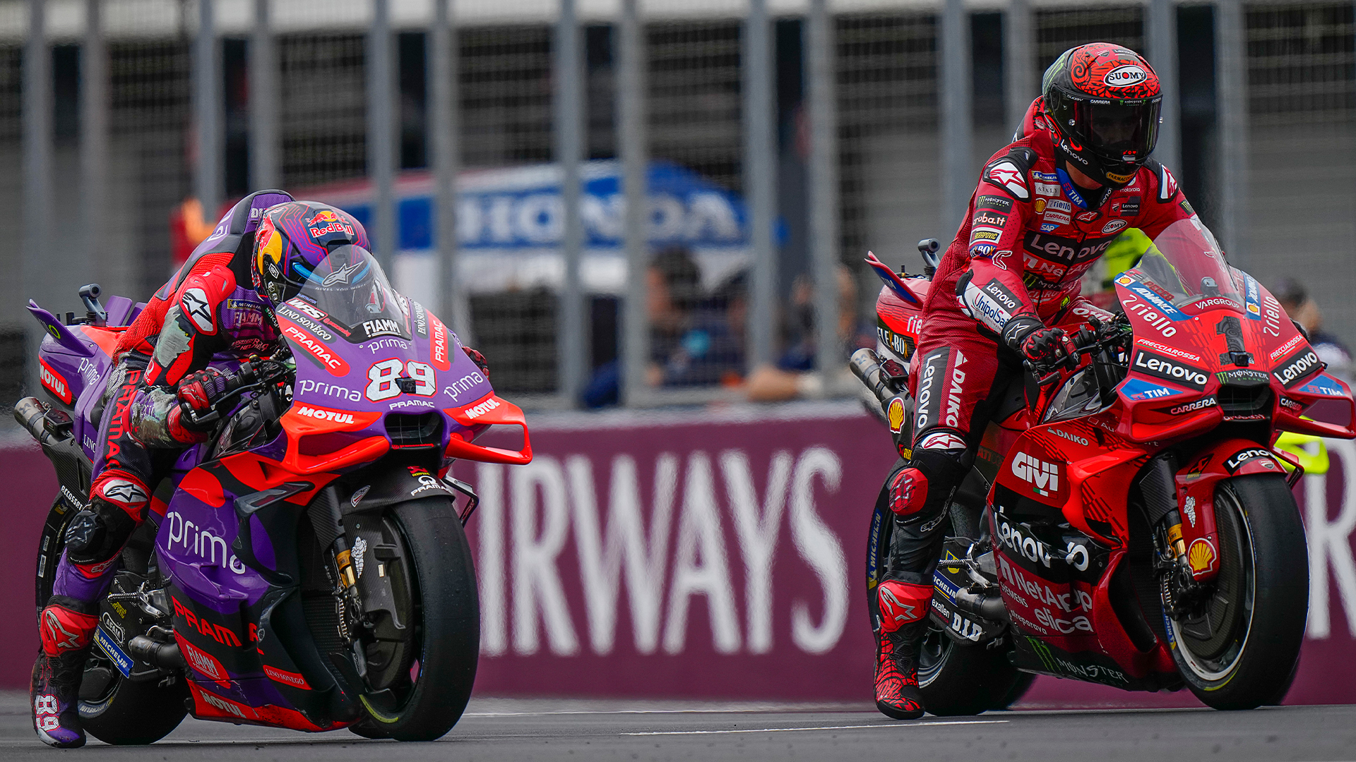 Pecco Bagnaia Jorge Martín
