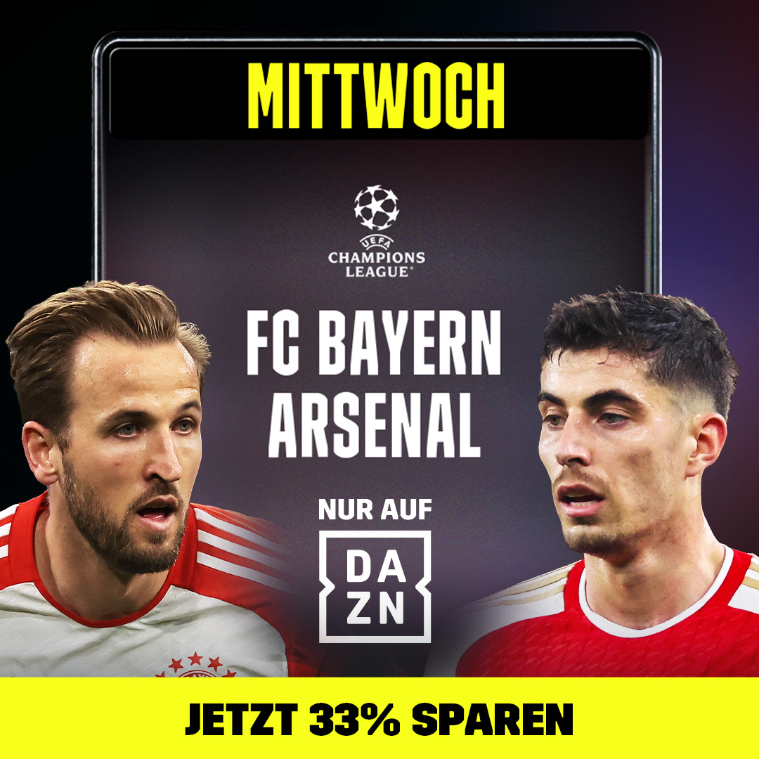 FC Bayern München Arsenal Champions League Banner 1:1 #1