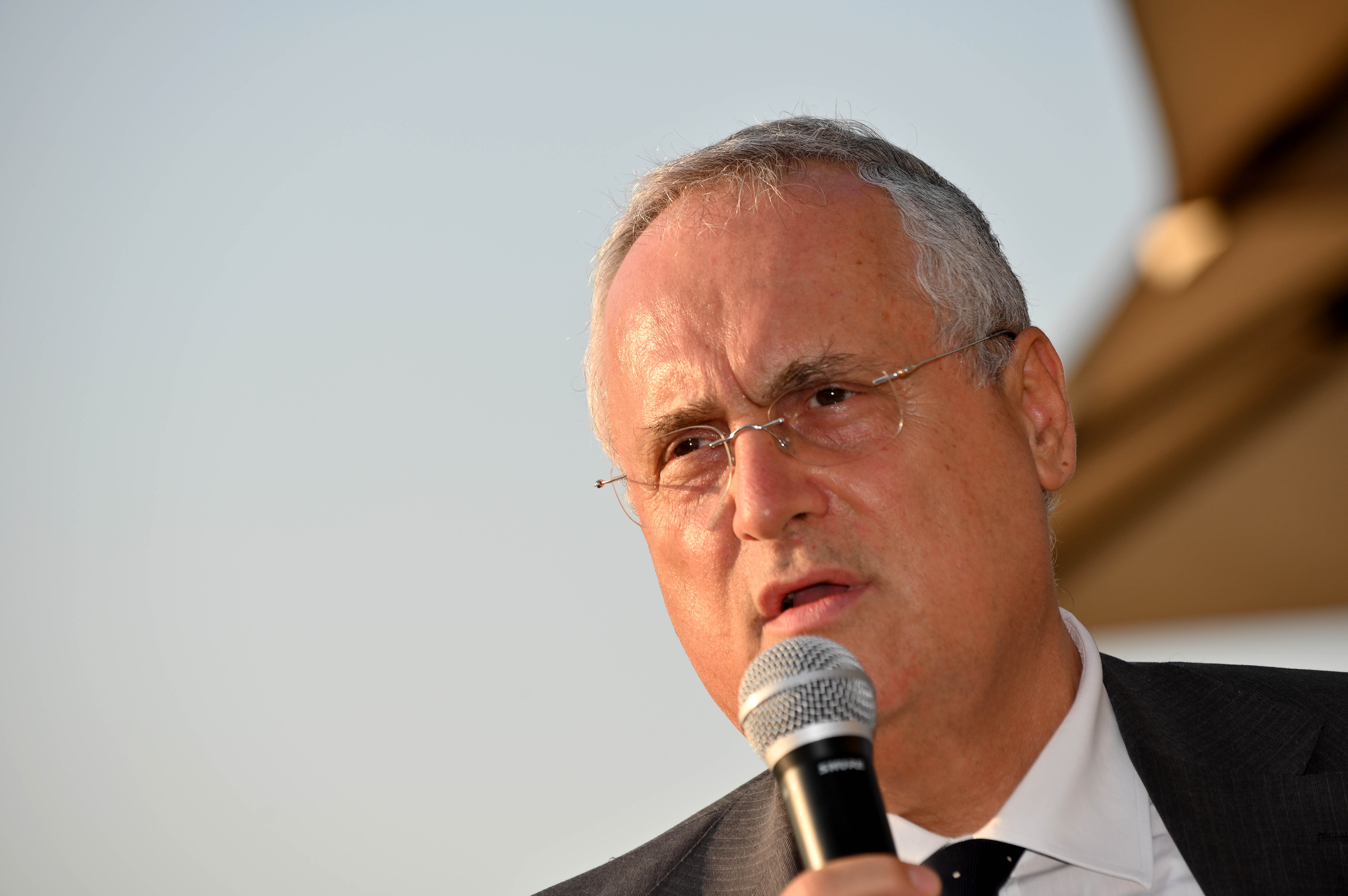 Claudio Lotito, presidente della Lazio