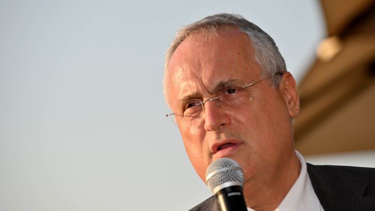 Claudio Lotito, presidente della Lazio