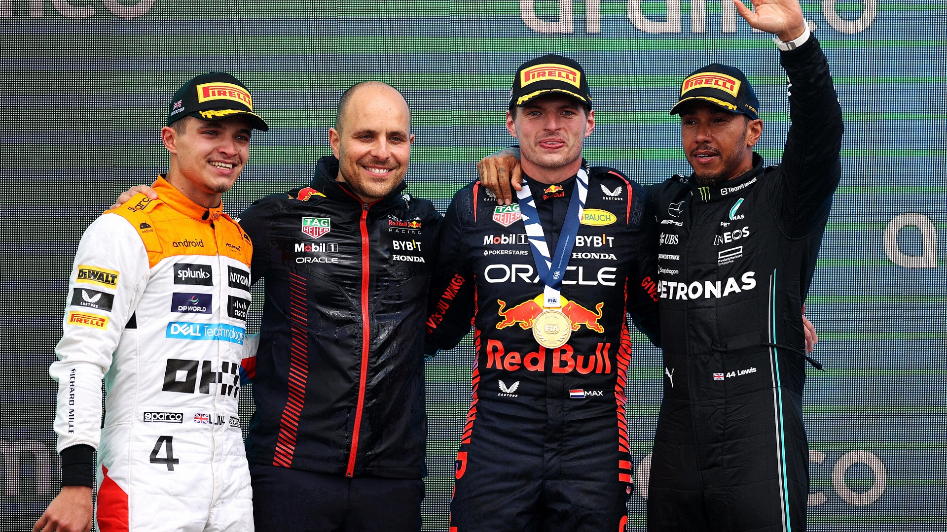 2023-07-09 Verstappen Norris Hamilton F1 Formula 1