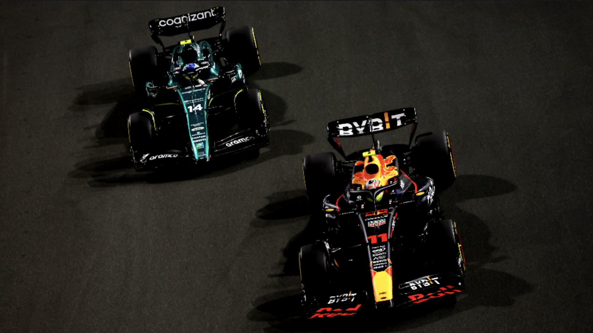 Fernando Alonso Checo Perez Arabia Saudi F1