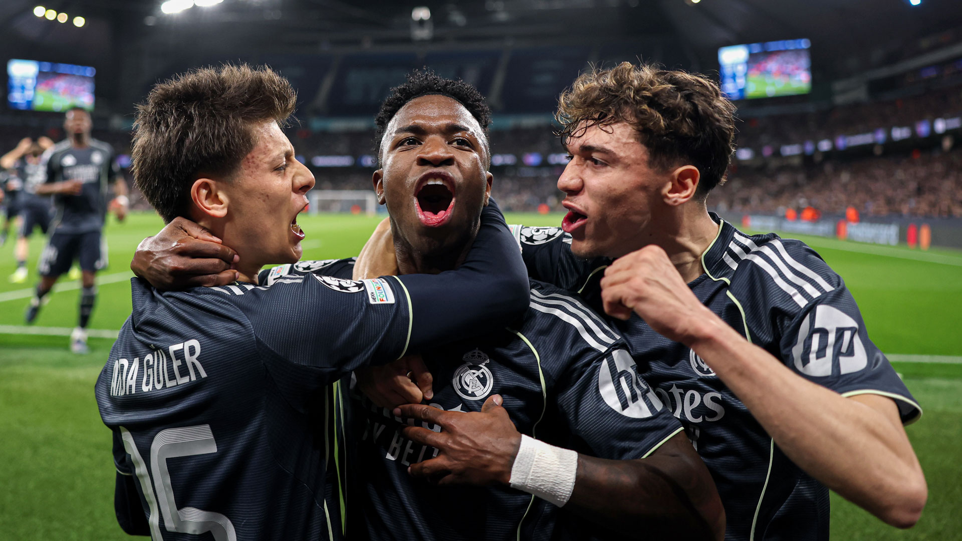 Vinicius Jr, Manchester City vs Real Madrid, Champions League 2025/2026