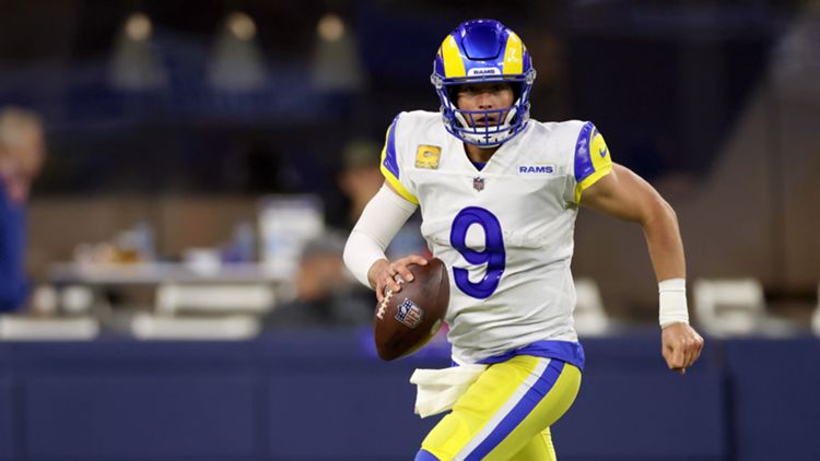 NFL, Matthew Stafford, Running play, Los Angeles Rams 2021