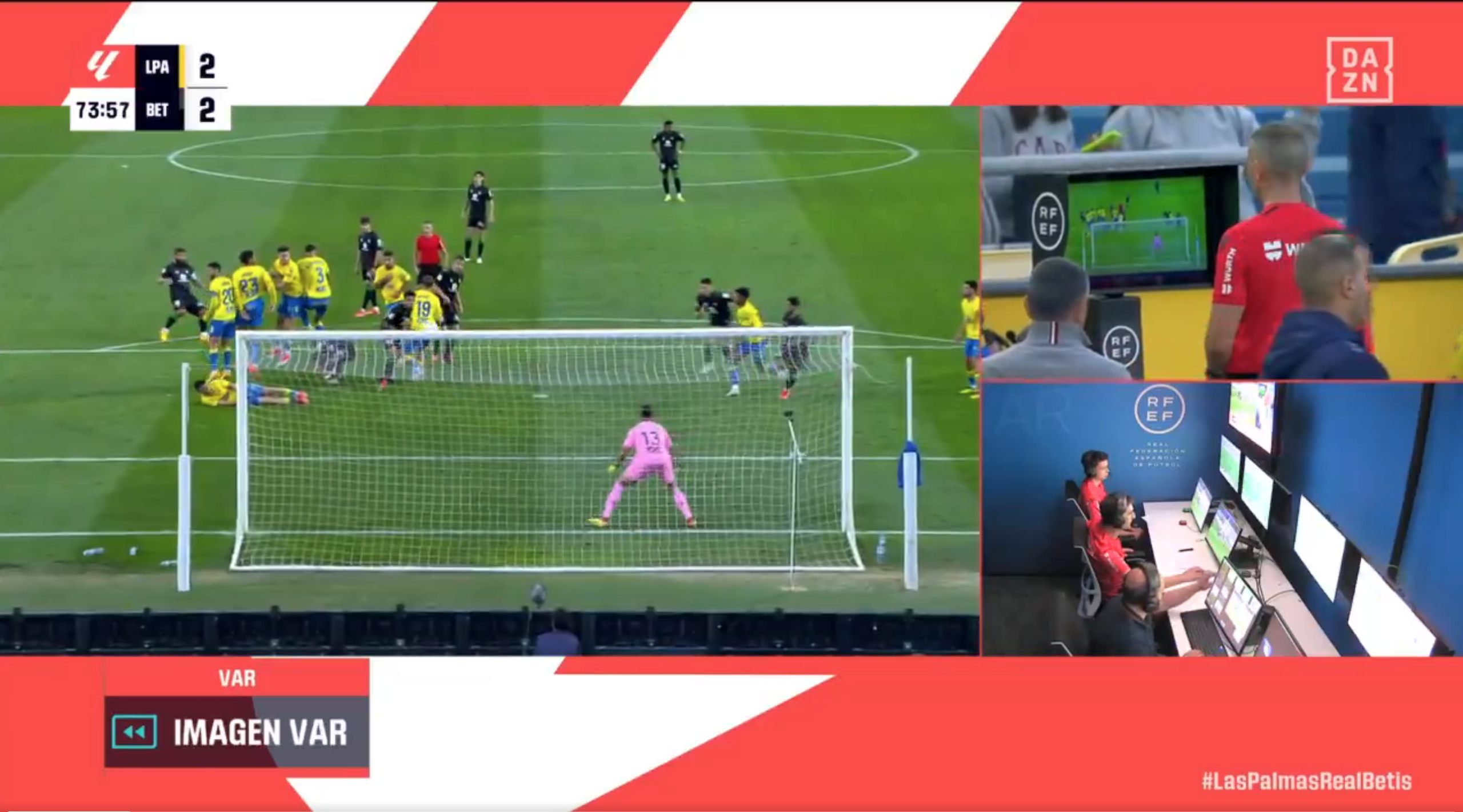 VAR, Las Palmas, Betis