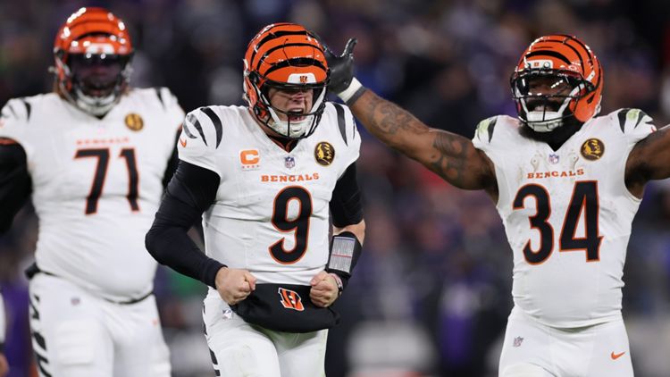 Joe Burrow #9 Cincinnati Bengals NFL 27112025