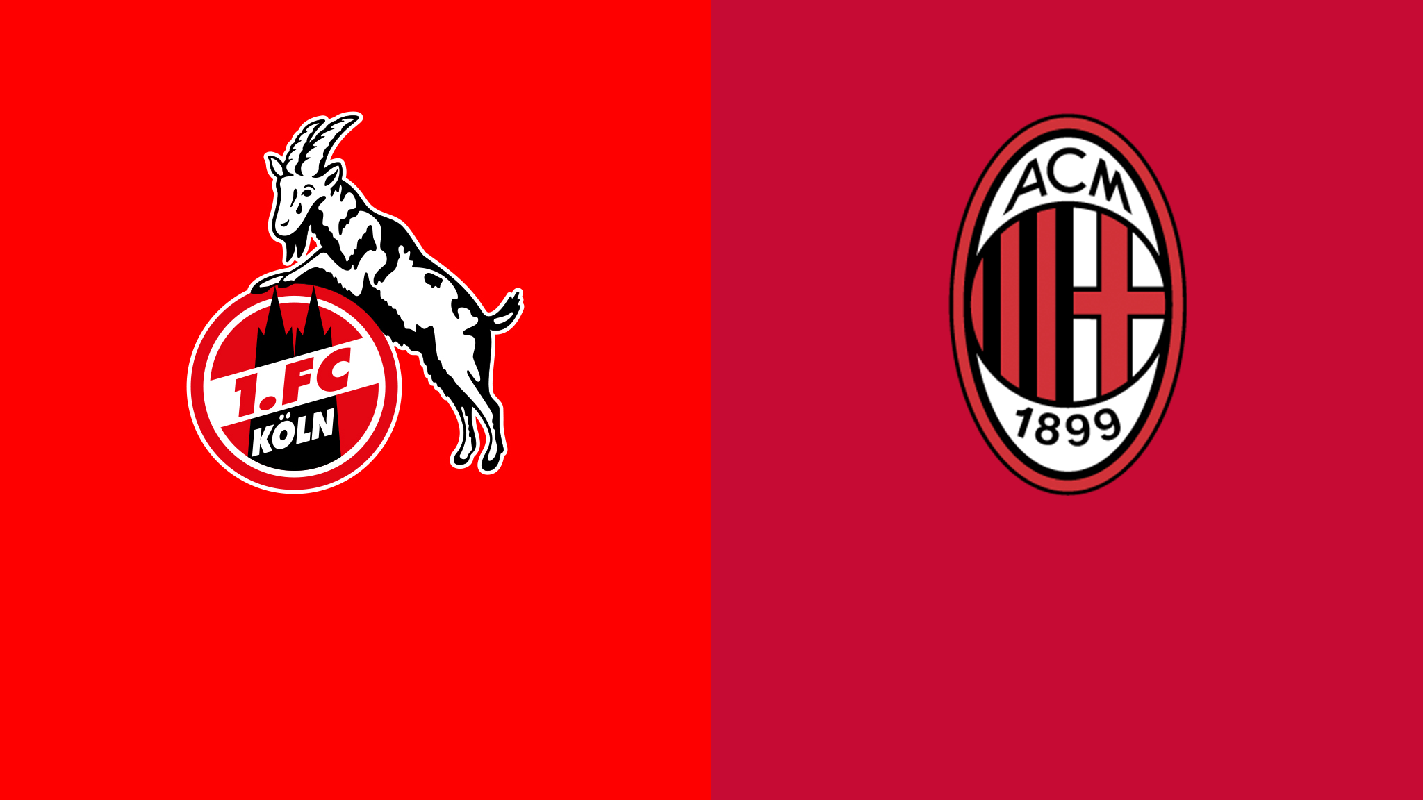 Köln AC Mailand 2022 Logos