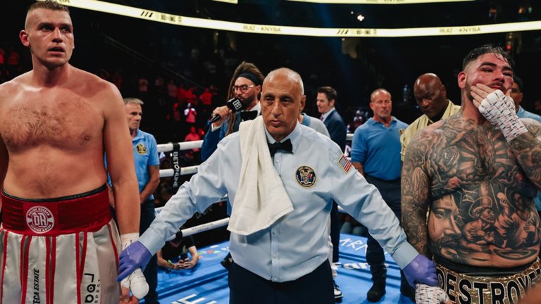 Where does Ruiz go next after chastening Knyba defeat?
