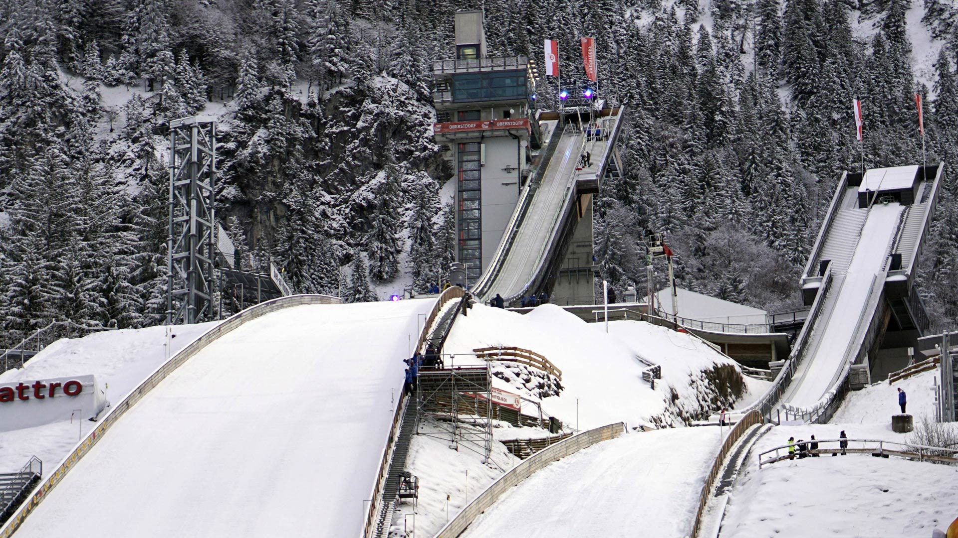 Skispringen Vierschanzentournee Oberstdorf Schattenbergschanze 2020
