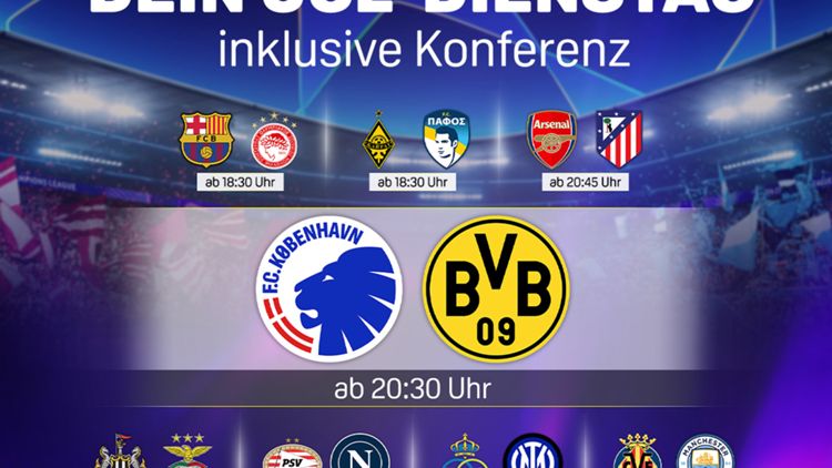 UEFA Champions League Dienstag Banner 21102025