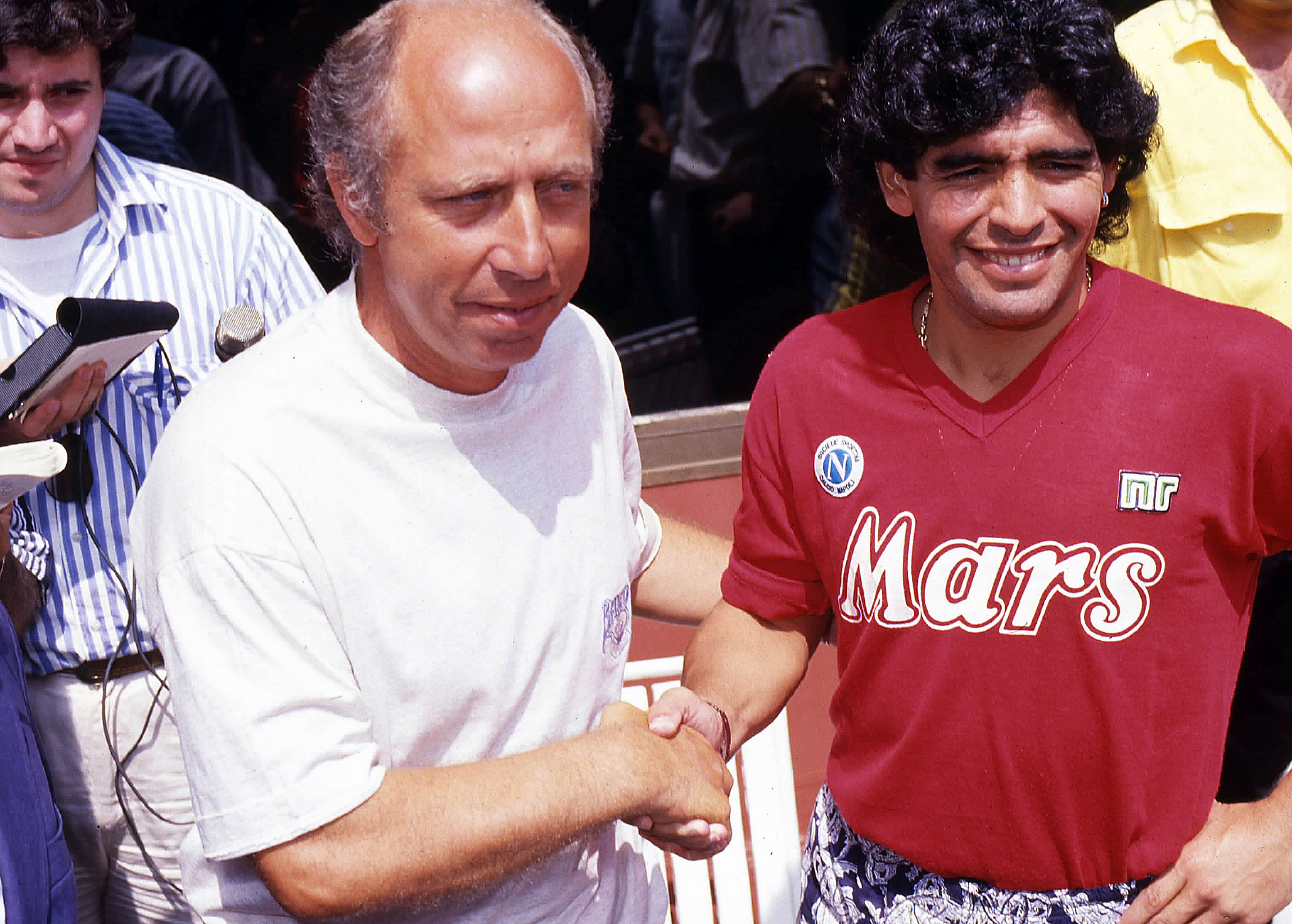Ottavio Bianchi e Diego Armando Maradona