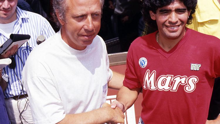 Ottavio Bianchi e Diego Armando Maradona