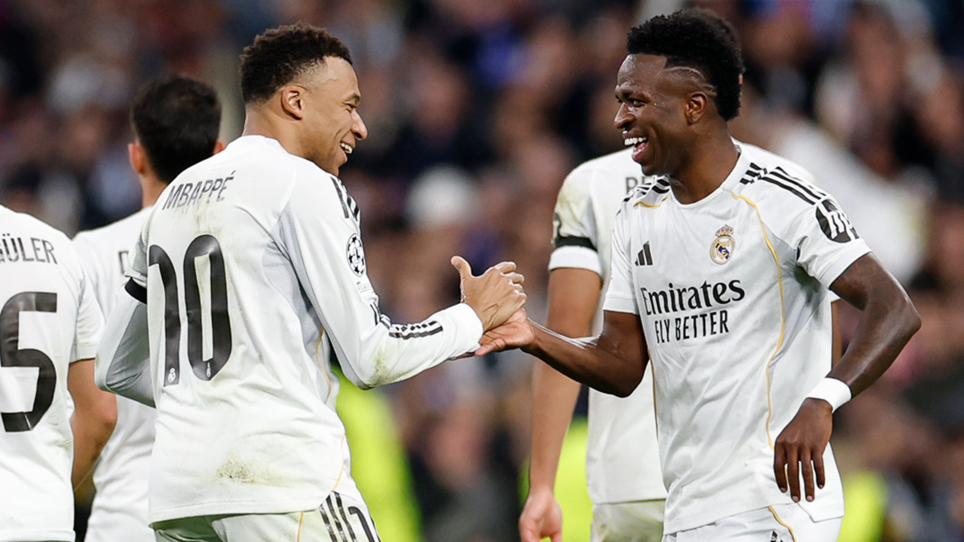 Kylian Mbappé Vinicius Jr Real Madrid Champions 2026