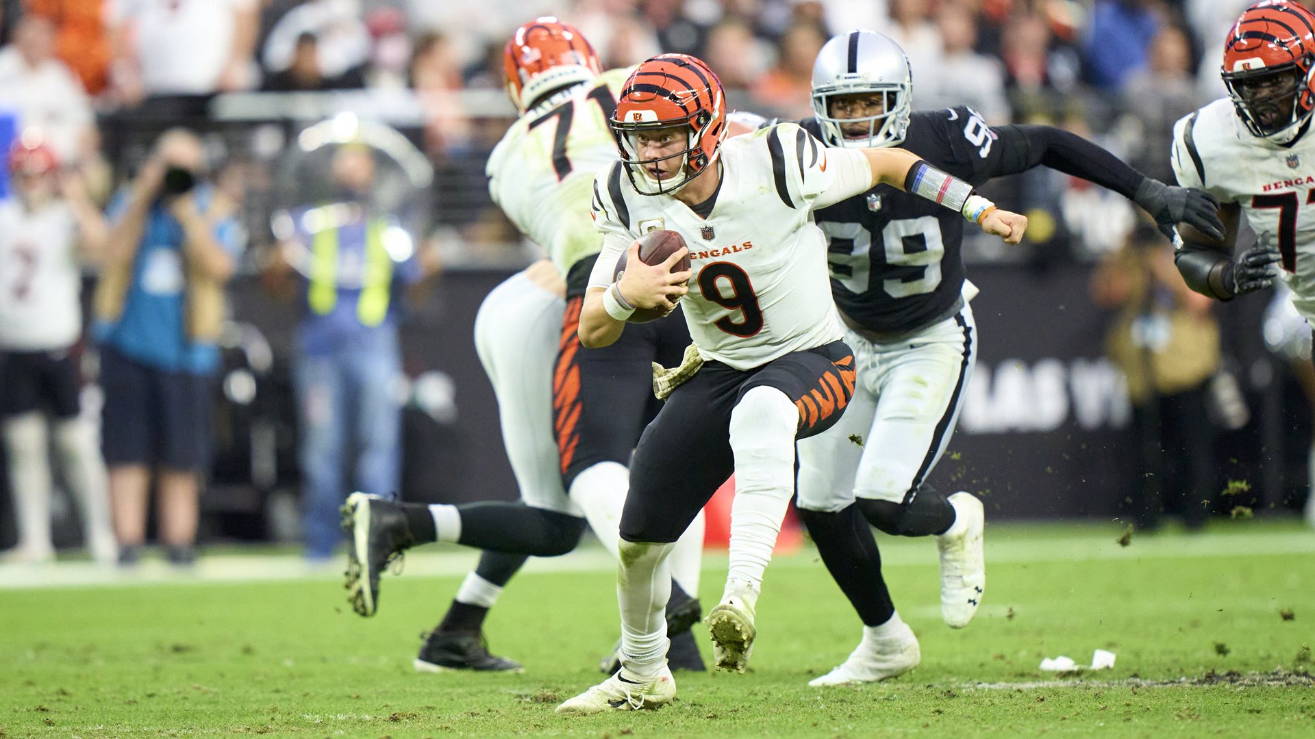 Cincinnati Bengals Las Vegas Raiders NFL Joe Burrow 21112021