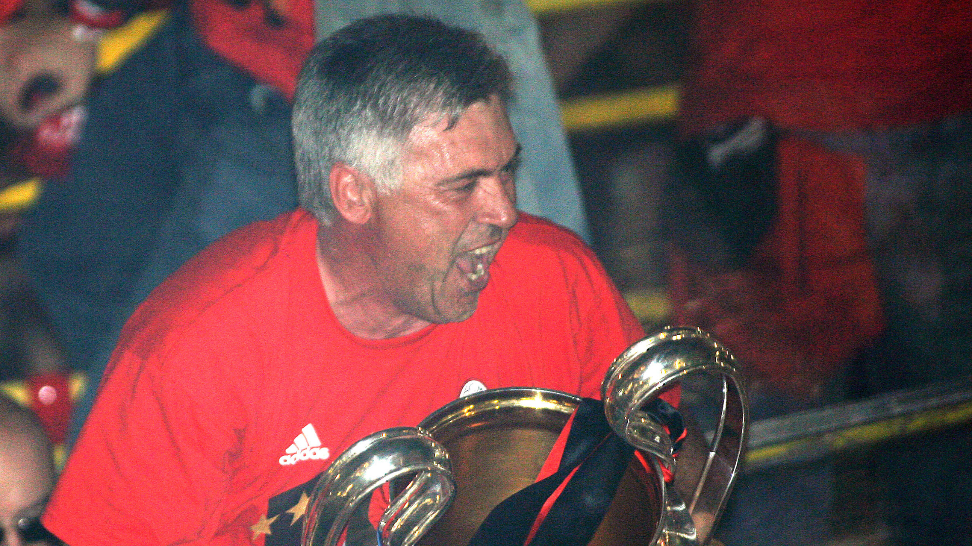 Ancelotti festeggia Champions League 2007
